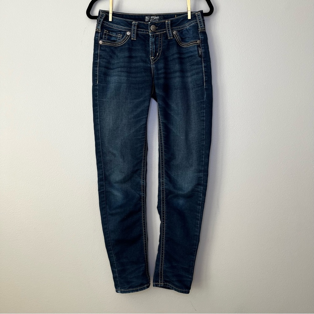 SILVER Suki Joga Mid Pencil‎ Skinny / Size 27